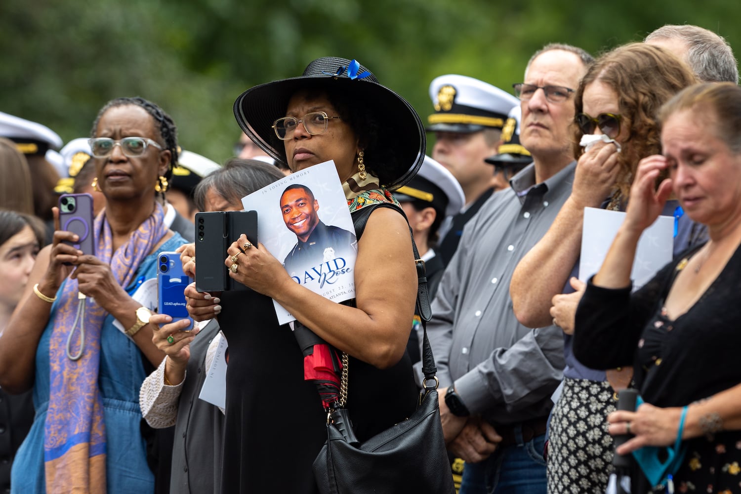 Flags fly at half-staff for slain DeKalb officer’s memorial service

