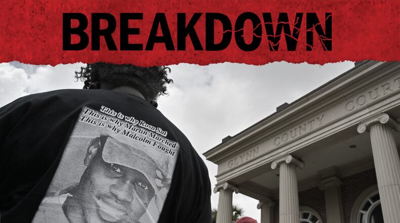 Potential jurors are being summoned to the Glynn County courthouse in Brunswick for the start of the trial of three men charged in the death of Ahmaud Arbery. Episode 12 of the AJC's "Breakdown" podcast sets up what is expected to be one of the most closely followed trials in Georgia history. (Hyosub Shin / hshin@ajc.com)
