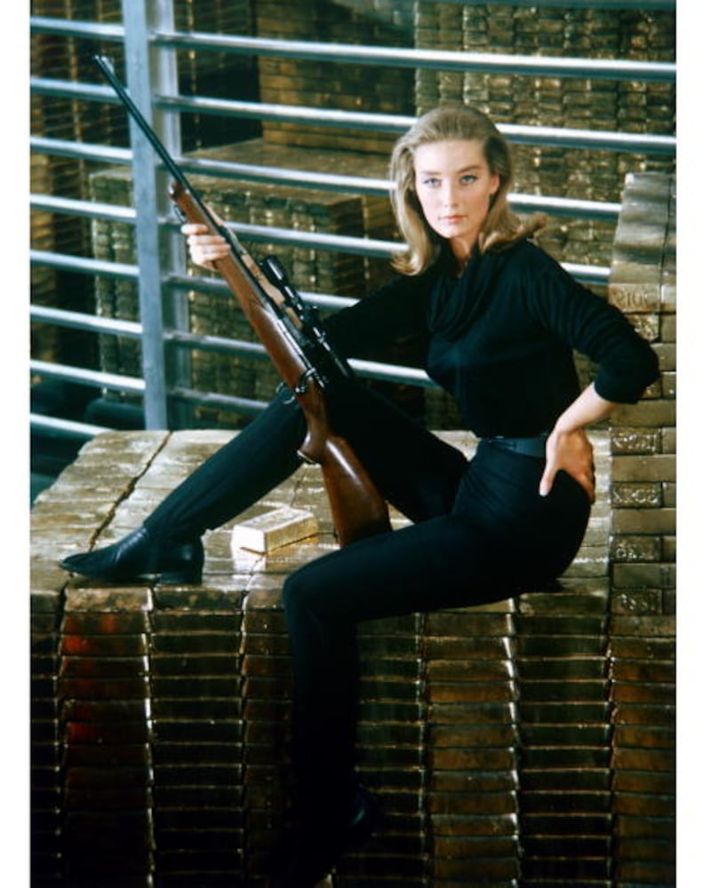 (1964) Tania Mallet played Tilly Masterson in "Goldfinger"
