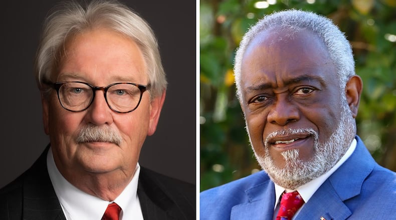 As is the case in many smaller cities in Georgia, Ken Vance (left) and Floyd Griffin are no strangers. (Courtesy photos)