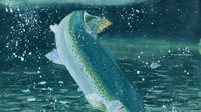 Kelly Zhong, a 6th grader at River Trail Middle in Johns Creek is one of four winners in the Mayor's Community Art Competition. (Courtesy City of Johns Creek)