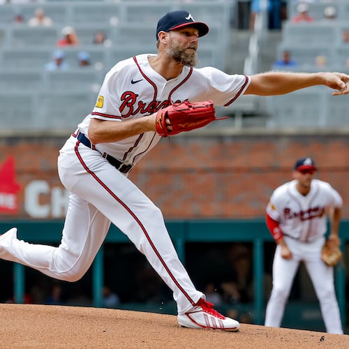 Chris Sale "was masterful again,” the Braves' manager said of the starting pitcher after Atlanta beat the San Diego Padres on Thursday, July 23, 2026, in Atlanta. (Erik S. Lesser/AP)