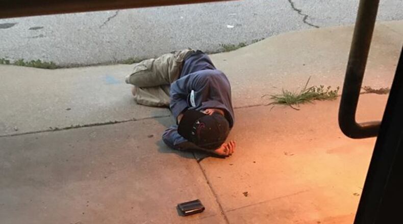 A homeless man desperately searching for his lost dog slept outside of the DeKalb County Animal Shelter earlier this month in hope of finding Tita. The two were joyously reunited. HANDOUT