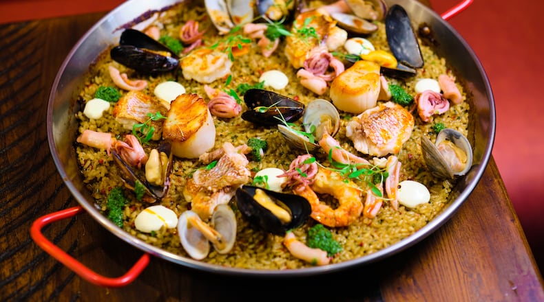 You can get paella for two at Alta Toro. Courtesy of Alta Toro