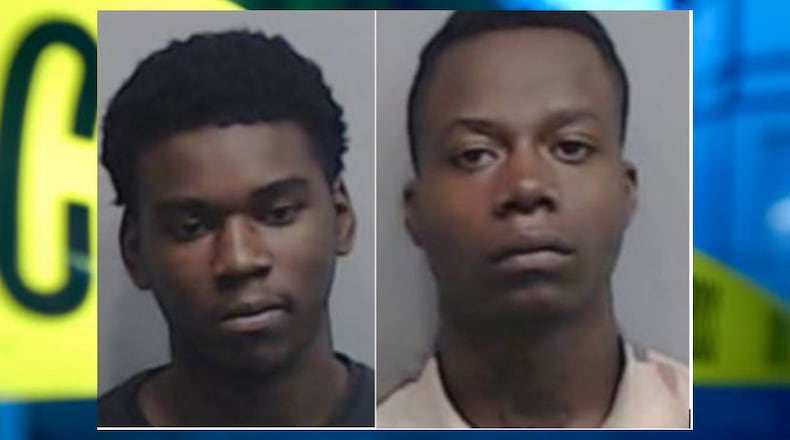 Jaquavious Johnson (left), Scean Mitchell (Credit: Fulton County Sheriff's Office)