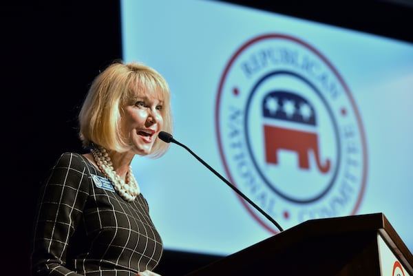 Ginger Howard served several terms as a Georgia member of the Republican National Committee before a far-right opponent defeated her in a party vote earlier this year. (Hyosub Shin / Hyosub.Shin@ajc.com)