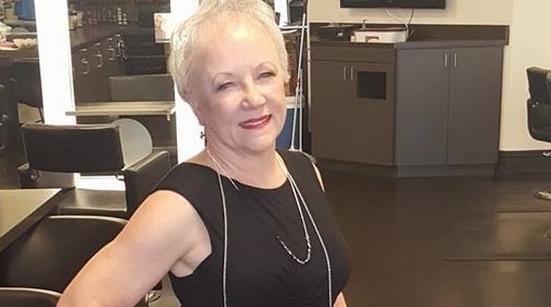 Linda Litton-Martin after photo. Weight: 125 pounds; age: 66 years; when photo was taken: March 2017 at Bob Steele Salon. Photo credit: Jacynta Harb