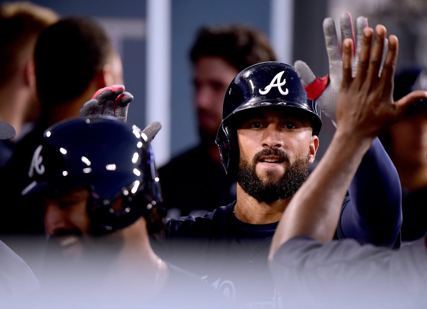 Photos: Braves seek another win over the Dodgers