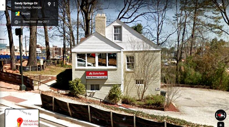 Sandy Springs has agreed to pay $862,500 to settle an eminent domain lawsuit brought by insurance agent Randy Beavers over the city’s taking of his property on Mount Vernon Drive. GOOGLE MAPS