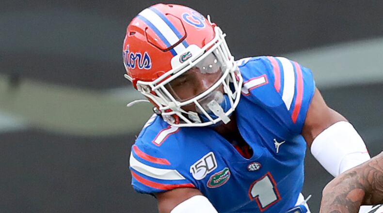 Florida Gators defensive back C.J. Henderson (1) is a reported Falcons target in the 2020 NFL Draft.