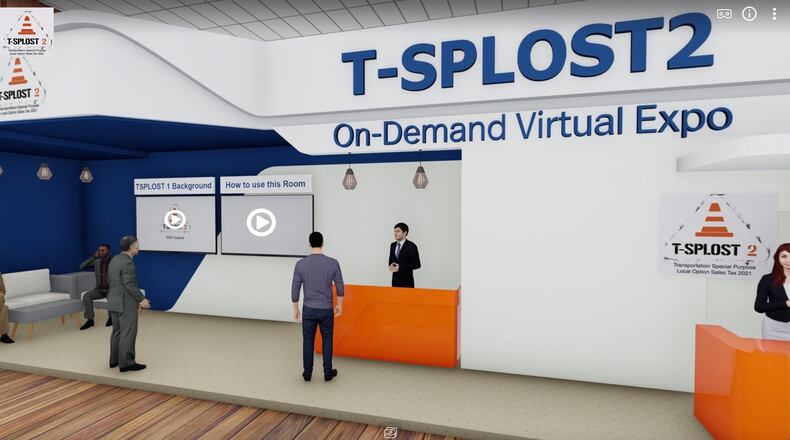 Roswell is sharing a virtual on-demand meeting room to help voters in the Nov. 2 election learn more about the TSPLOST 2 referendum. (Courtesy City of Roswell)