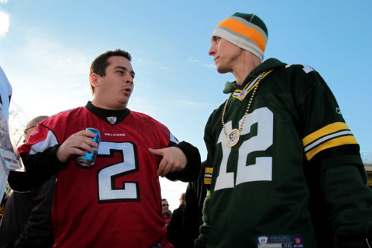 Fans fired up for Falcons playoff game