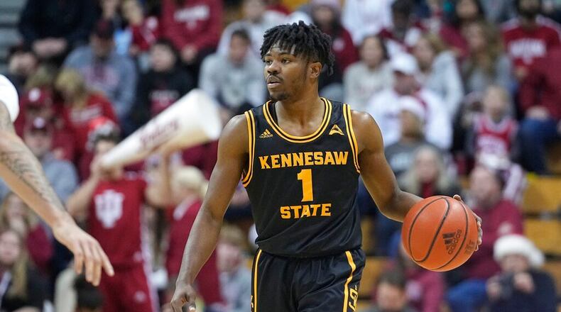 Kennesaw State's Terrell Burden scored 20. AP file photo