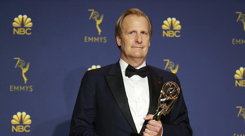Jeff Daniels backstage during the 70th Primetime Emmy Awards at the Microsoft Theater in Los Angeles on Sept. 17, 2018. (Allen J. Schaben/Los Angeles Times/TNS)