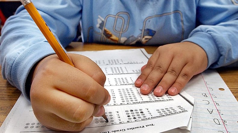 The state released results of the 2017 Georgia Milestones tests, and Cobb County saw about half its third, fifth and eighth graders on average scoring at proficient or advanced levels. (AJC File.)