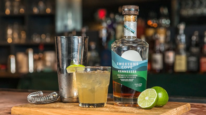 The Clayton classic cocktail at the Bourbon Cellar, located beneath the original Onward Reserve store, takes its name from Clayton Street in downtown Athens. Courtesy of Onward Reserve