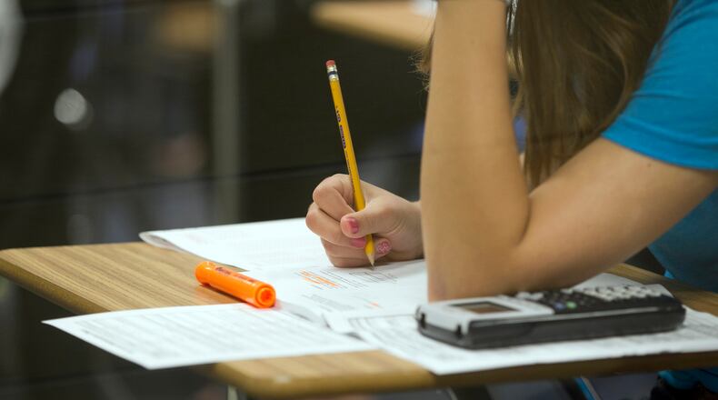 Students take the STAAR test at East View High School in Georgetown on Tuesday, April 23, 2013. DEBORAH CANNON / AMERICAN-STATESMAN