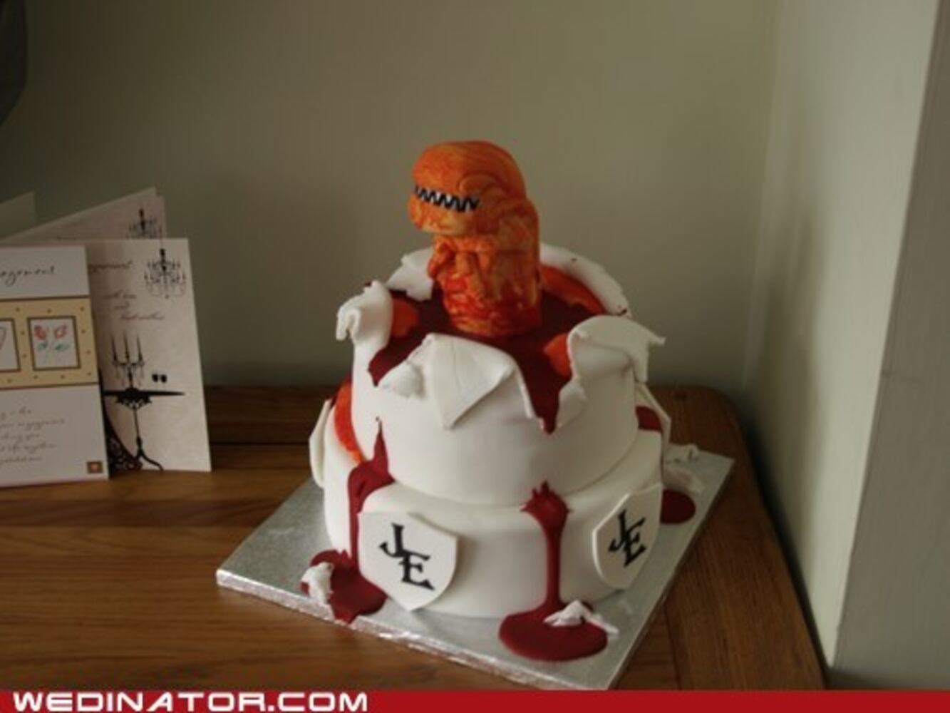 Funny, odd wedding cakes