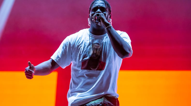 Lil Yachty performs at Music Midtown in Piedmont Park on Saturday, September 14, 2019. (Ryan Fleisher/Special to the AJC)