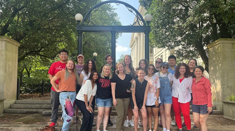 The Red Clay Writing Project, housed at the University of Georgia, celebrates its 20th year. Every January, the project welcomes a new group of fellows for the yearlong program, including an intensive two weeks in the summer in Athens. The 15 Red Clay Fellows for 2023 are early childhood educators, high school English teachers, middle school English language arts teachers, elementary school teachers and university educators. (Courtesy photo)