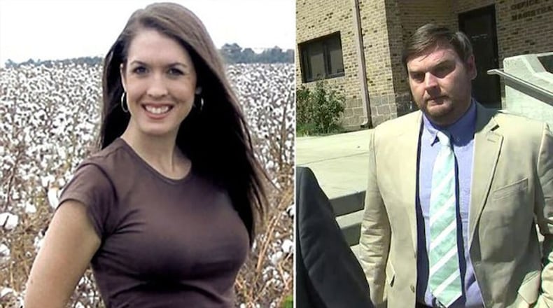 Bo Dukes (right) was arrested and charged in 2017 in connection with the death of Irwin County teacher Tara Grinstead.