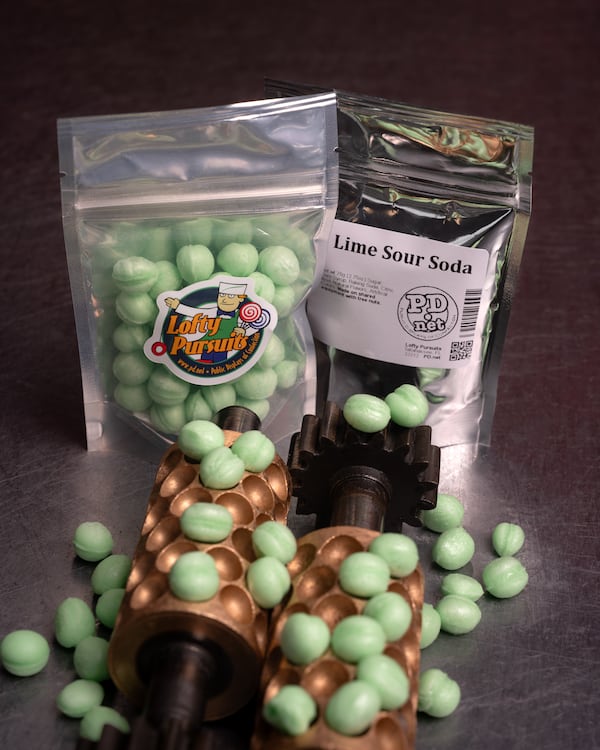 Lime sour soda candy. (Courtesy of Pablo Gables/Lofty Pursuits)