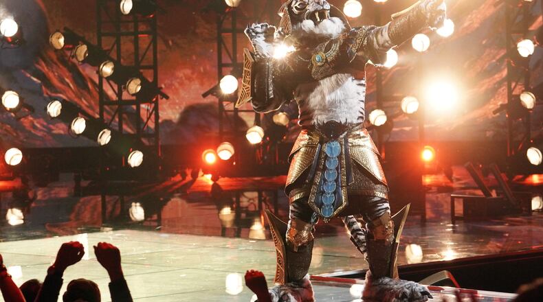 THE MASKED SINGER: The White Tiger in the âMasking for a Friend: Group Aâ episode of THE MASKED SINGER airing Wednesday, Feb 12 (8:00-9:01 PM ET/PT) on FOX. Cr: Michael Becker / FOX. © 2020 FOX MEDIA LLC.