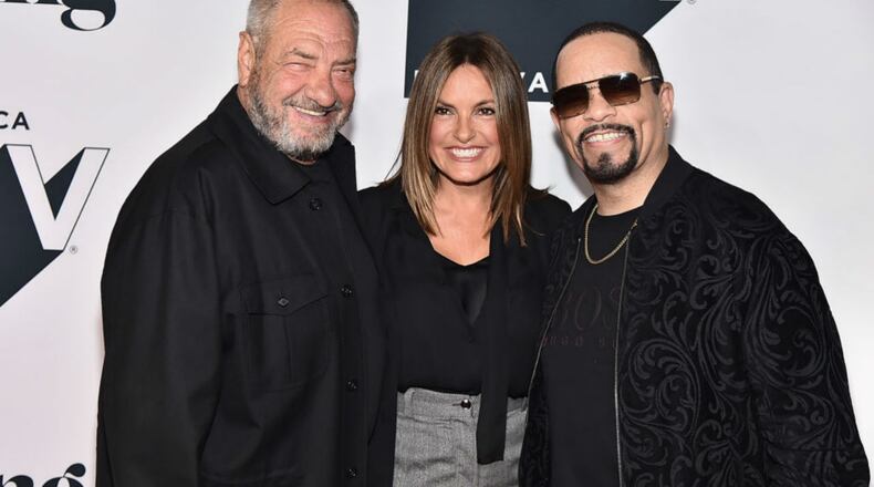 Dick Wolf, Mariska Hargitay and Ice-T attend the 'Law & Order: SVU' 20th Anniversary Celebration the 2018 Tribeca TV Festival at Spring Studios on September 20, 2018 in New York City. (Photo by Theo Wargo/Getty Images for Tribeca TV)