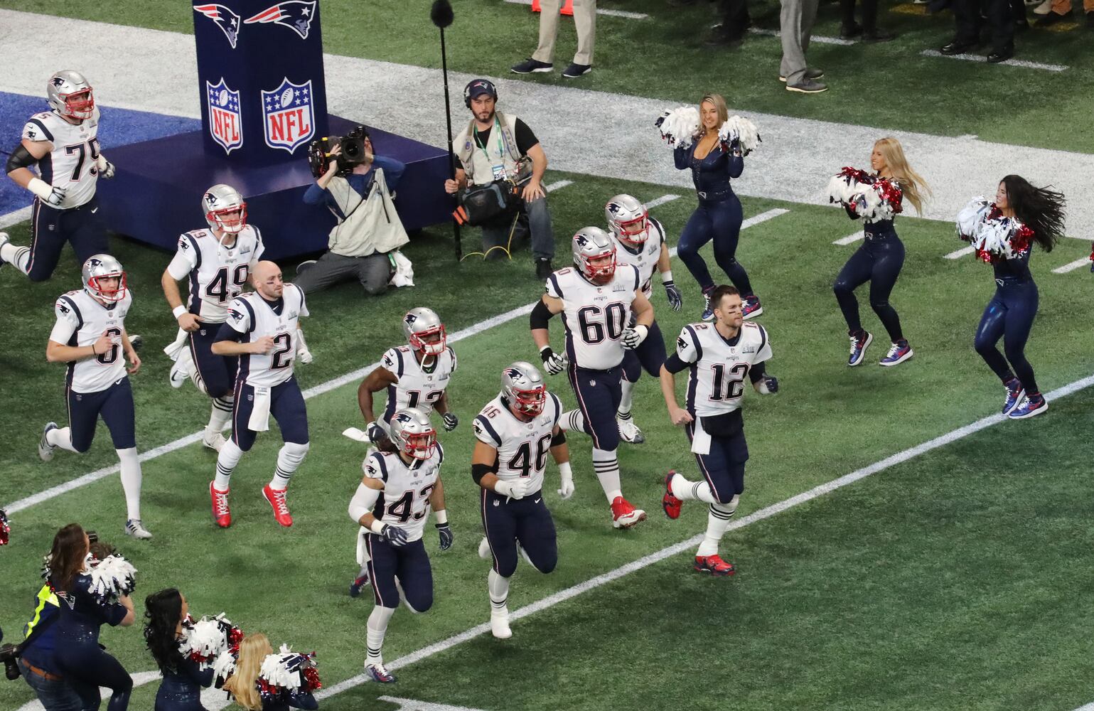 Photos: The Super Bowl scene inside Mercedes-Benz Stadium