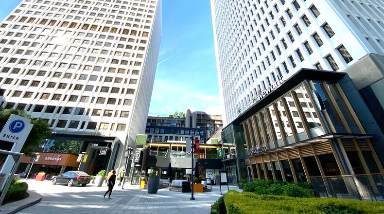As businesses in Atlanta begin to reopen, Midtown mixed-used development Colony Square is investing $280,000 in new lighting technology to ensure the safety of workers and visitors, according to a news release from North American Properties, which owns the development.