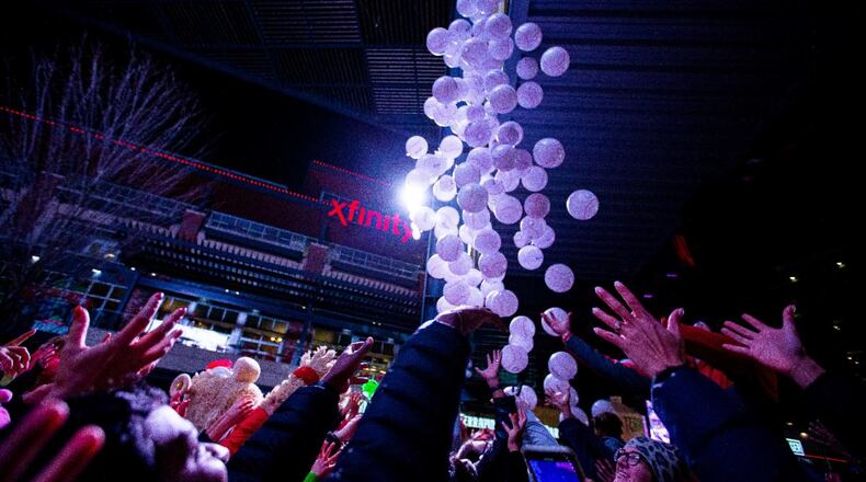 For children and adults, New Year's Eve Bash on Dec. 31 will include Early Inning and Late Inning celebrations at The Battery Atlanta next to Truist Park. (Courtesy of The Battery Atlanta)