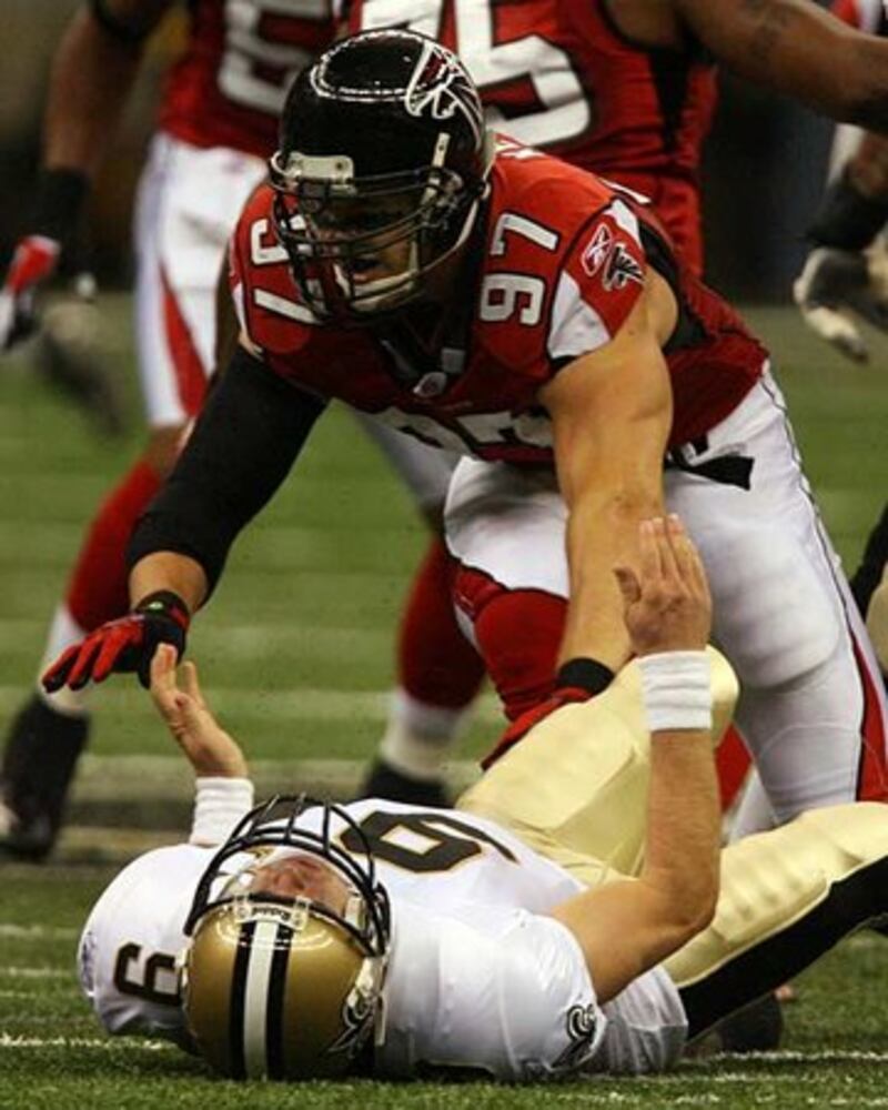 Former Falcons DE Kerney retires