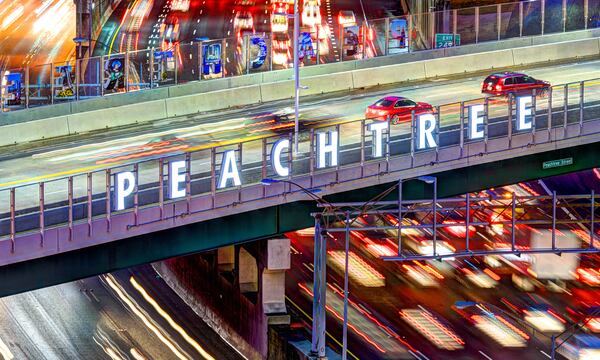 HDR image of the Peachtree Street Bridge South.
