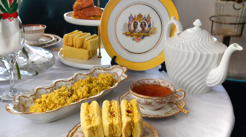 The Ginger Room's Coronation Chicken Salad. (Chris Hunt for The Atlanta Journal-Constitution)