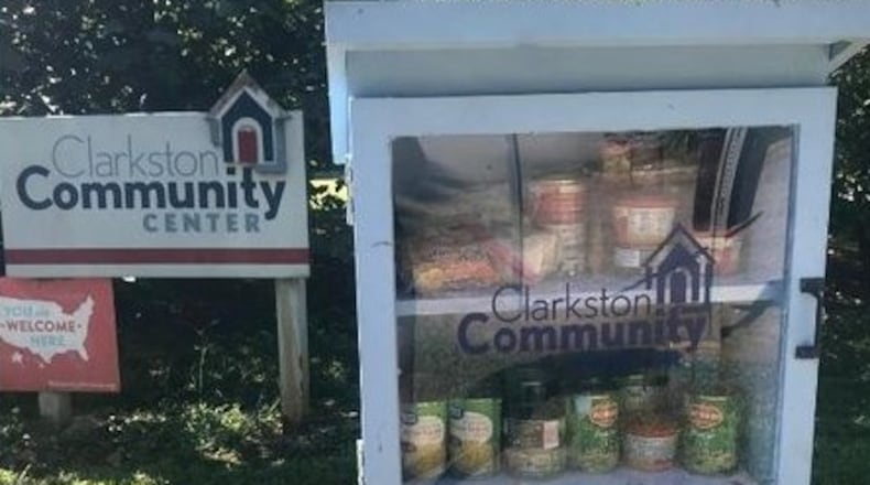 Donations are welcome to the Clarkston Cares Food Pantry for free distribution on June 4, July 9 and Aug. 6. (Courtesy of Clarkston Community Center)