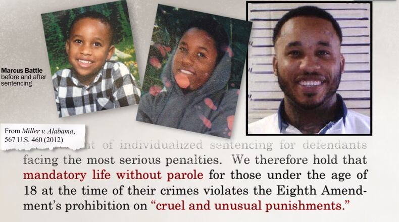 Juvenile lifer Marcus Battle