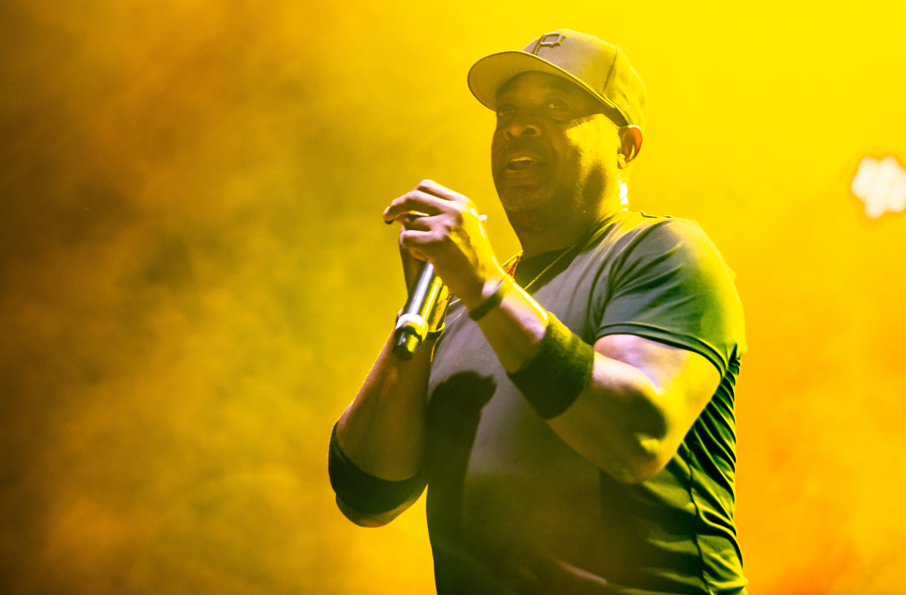 Flava Flav and Chuck D (shown above) took the late evening stage as Public Enemy and dazzled the crowd with old school, po tive rhymes. Photo taken Saturday, September 20, 2025, at Iedmont Park. AAJC 092025 Shaky Knees Day 2 (RYAN FLEISHER FOR THE ATLANTA JOURNAL-CONSTITUTION)