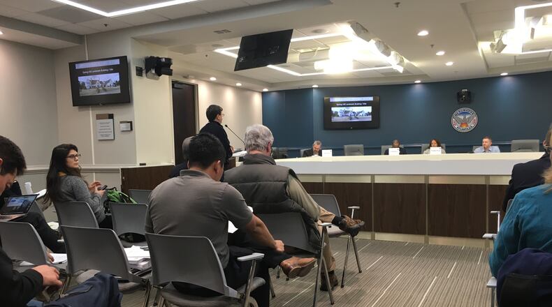 Atlanta Urban Design Commission Executive Director Doug Young made a recommendation regarding the H.M. Patterson & Son building Wednesday.