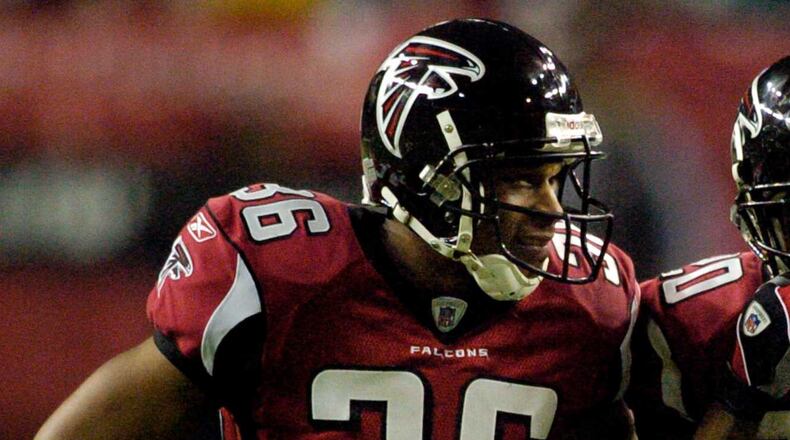 Jason Webster, who played for the Atlanta Falcons for three seasons, will sign autographs at a Walmart in Roswell on Thursday.