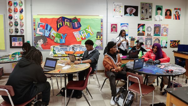Students attend class at Carver Early College School of Technology. Atlanta Public Schools plans on consolidating the campus to become an art magnet school.