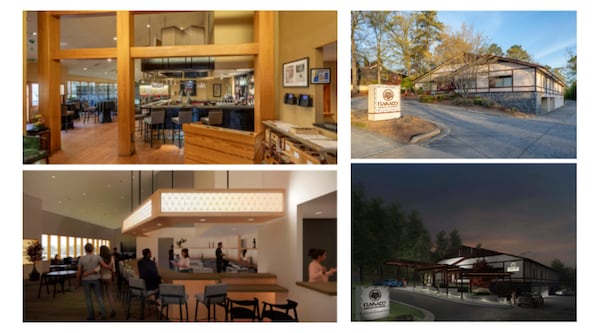 Photos of Nakato (top) and renderings of renovations planned at the longtime Atlanta restaurant. (Courtesy of Nakato)