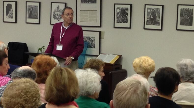 Rabbi Donald Tam teaches a popular class at Seniors Enriched Living a learning program in North Fulton for older folks.