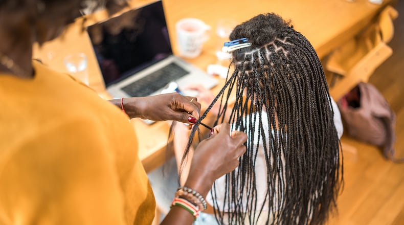 Consumer Reports released a study in February 2025 that showed toxins were found in 10 brands of synthetic braiding hair. (Getty Images photo illustration)