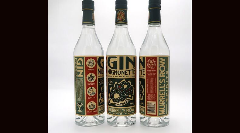 Murrell's Row Spirits' new Gin Mignonette is inspired by a Gibson, as well as the pairing of oysters and martinis. / Courtesy of Murrell's Row Spirits
