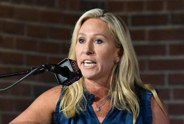 Twitter suspended U.S. Rep. Marjorie Taylor Greene for what appears to the be the fourth time, saying she spread misinformation about COVID-19 vaccines. A fifth suspension could lead to a lifetime ban, according to Twitter policy. (Hyosub Shin / Hyosub.Shin@ajc.com)