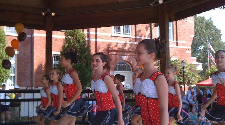 Dancers at the Fair on the Square in Lawrenceville.