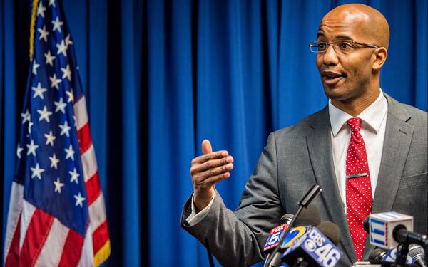 January 7, 2016 — Former DeKalb District Attorney Robert James will not be trying the case, but said he was “dismayed” at how hard it was to obtain an indictment in the police shooting case. JONATHAN PHILLIPS / SPECIAL