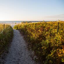 If you're looking for cooler temperatures this summer, try exploring the beaches in Kennebunkport, Maine. (Courtesy of Visit Maine/Facebook)
