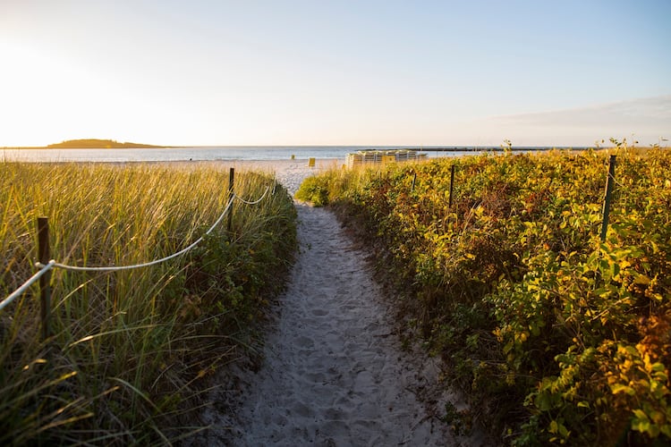 If you're looking for cooler temperatures this summer, try exploring the beaches in Kennebunkport, Maine. (Courtesy of Visit Maine/Facebook)
