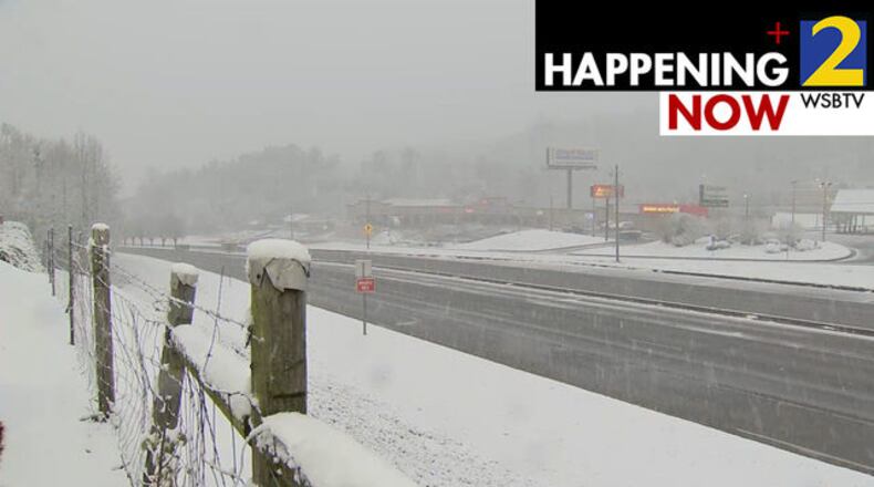 <p>Snow in Gilmer County</p> <p>Winter Storm Warning issued for parts of north Georgia.</p>